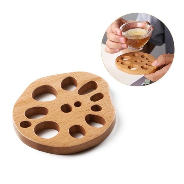 Solid Wood Drink Coaster Tea Coffee Cup Mat Pads Table Decor Tableware Placemats Solid Wood Drink Coaster Tea Coffee Cup Mat Pads Table Decor Tableware Placemats